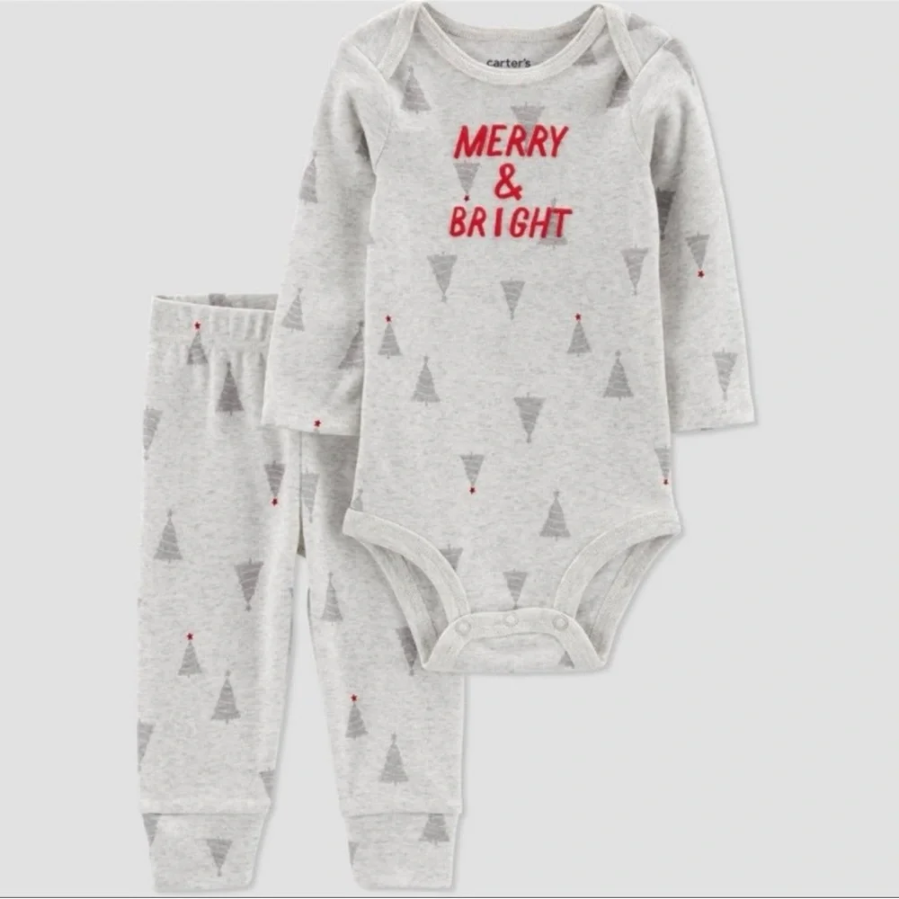Carters Merry & bright kids  2 piece sets